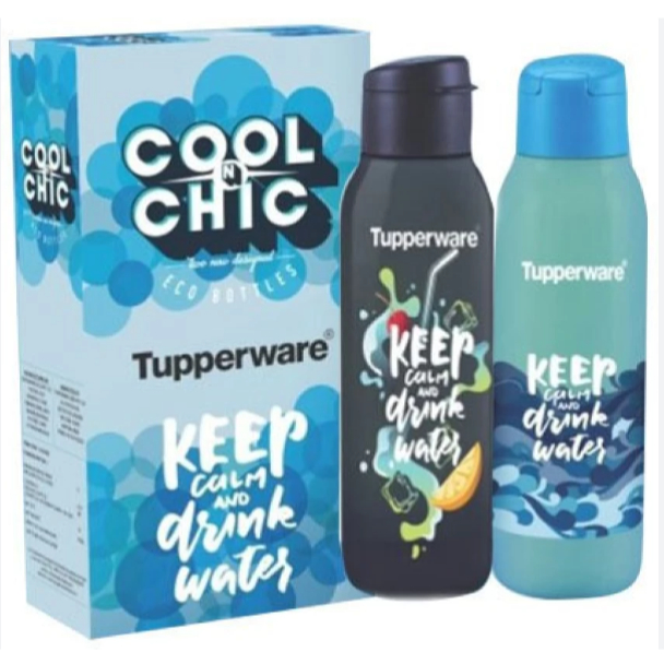 {EXCLUSIVE} TUPPERWARE Cool N Chic Eco Bottles 750 ml Bottle (Pack of 2 ...