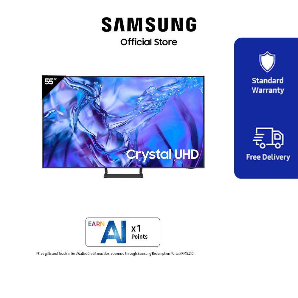 Samsung Crystal UHD DU8500 Smart TV (2024) Dynamic Crystal Color 4K