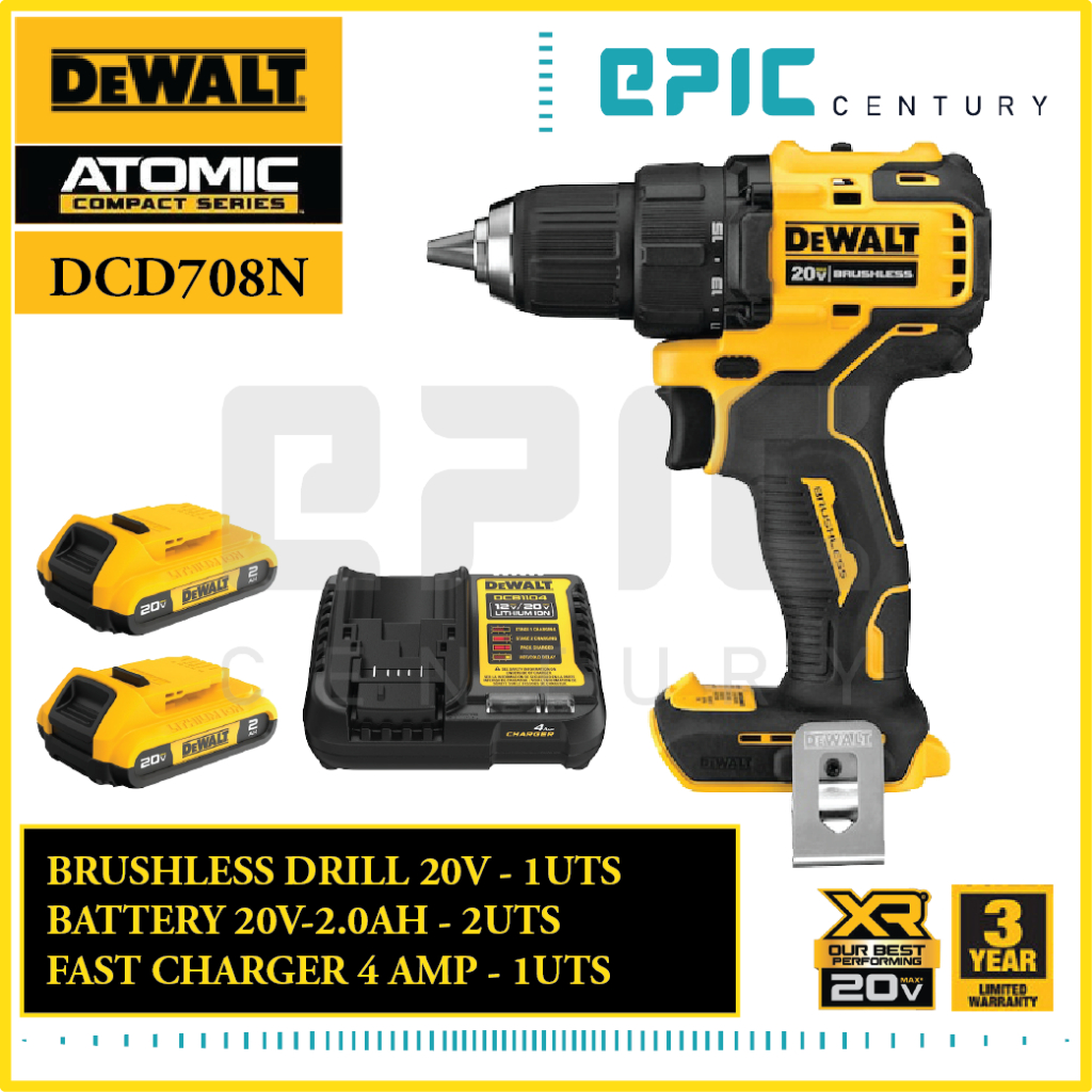 Dewalt Atomic Dcd708N 13Mm ( 1/2