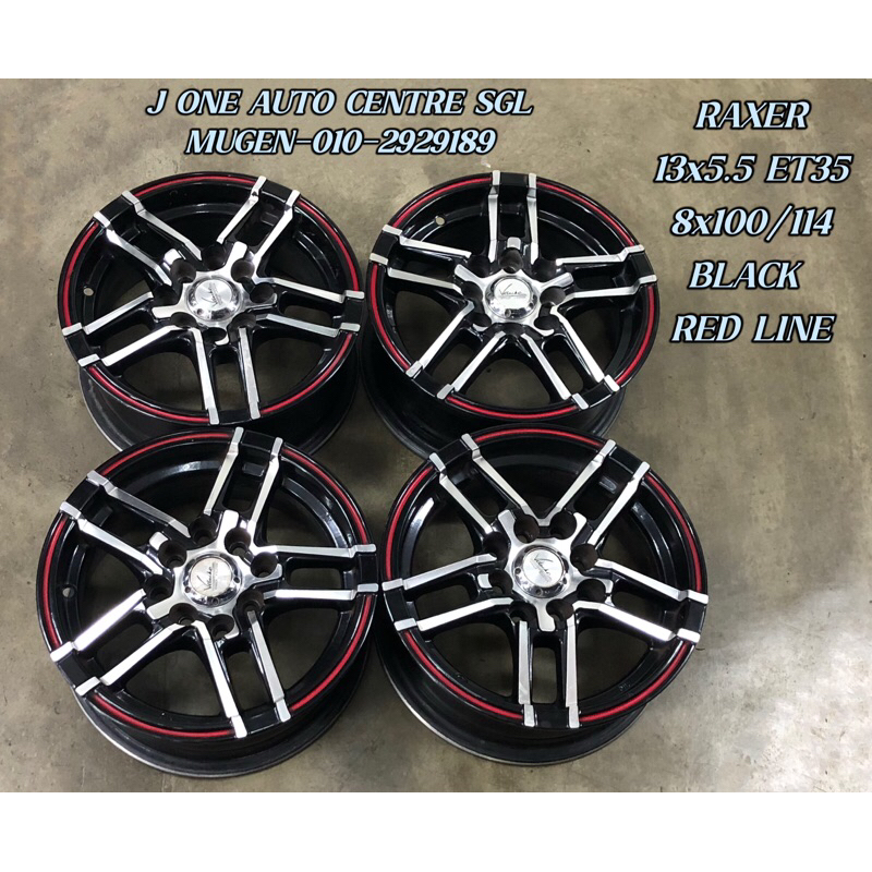 USED RIM RAXER 13 INCH FOR PROTON ISWARA WIRA VIVA KELISA KENARI ...