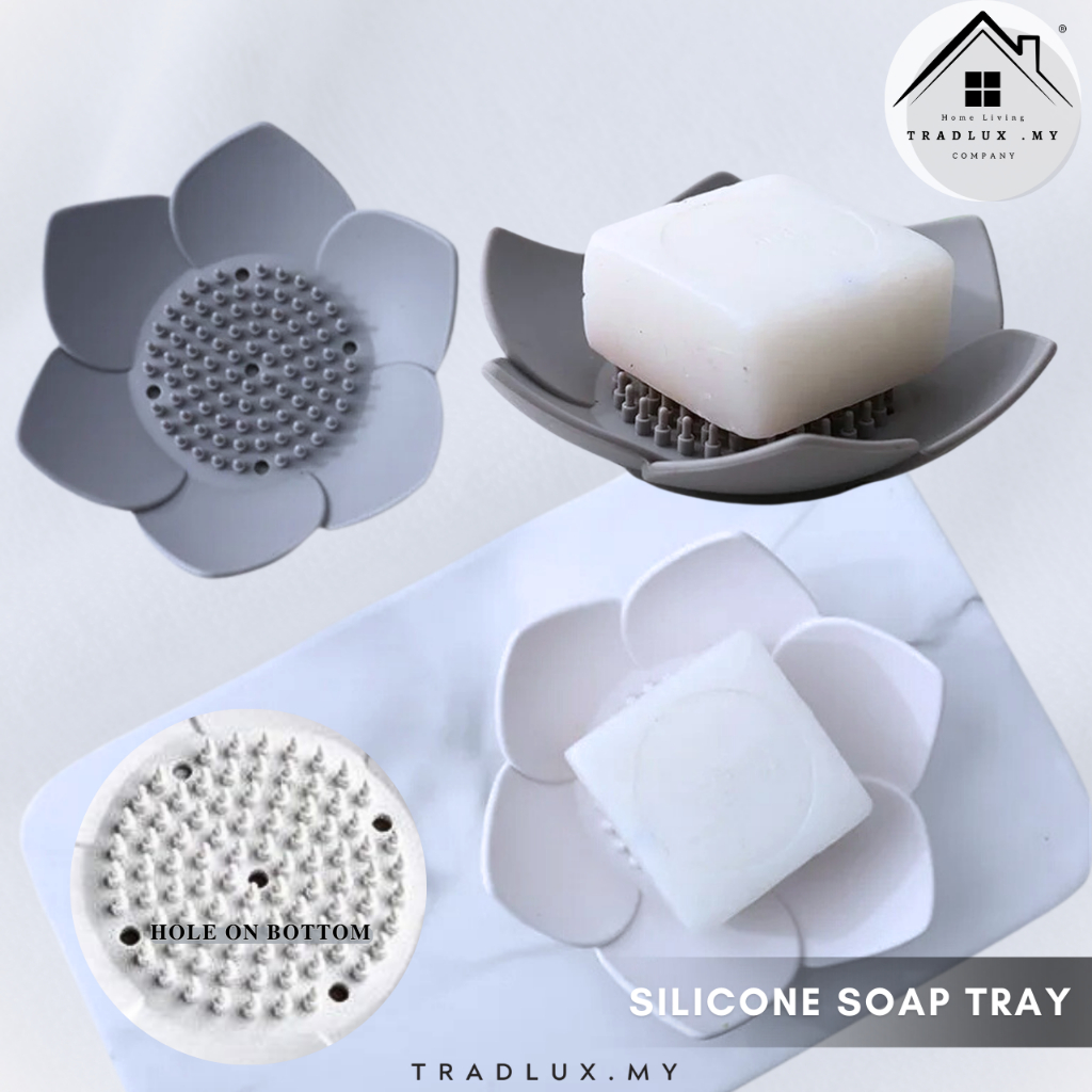 Tradlux Soap Rack Soap Holder Soap Dish Bar Soap Holder Case with Drain ...