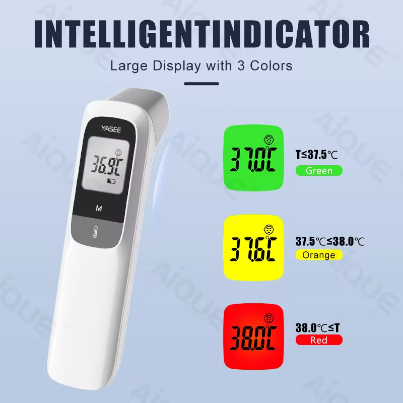 Backlit Medical Temperature Infrared Non-contact Thermometer Forehead ...