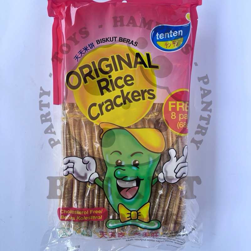 TEN TEN ORIGINAL RICE CRACKERS 48 PCS (408G) BISKUT BERAS HALAL ...
