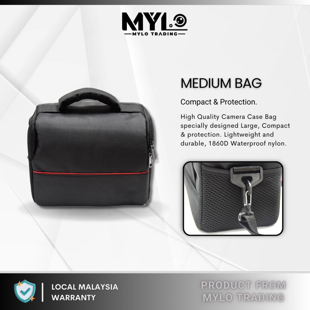 Camera Bag RBB MB Medium Bag BBK for Mirrorless Camera DSLR | Canon ...