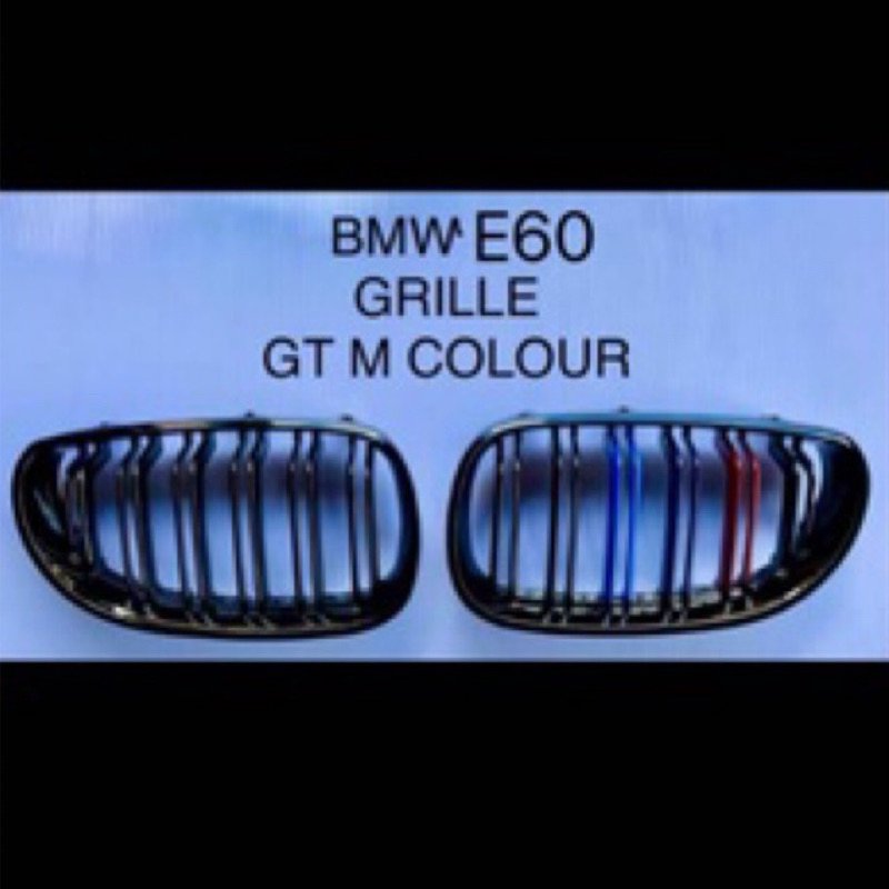 BMW E60 525i GT M COLOUR 2 LINE GRILLE (NEW CHINA) | Shopee Malaysia