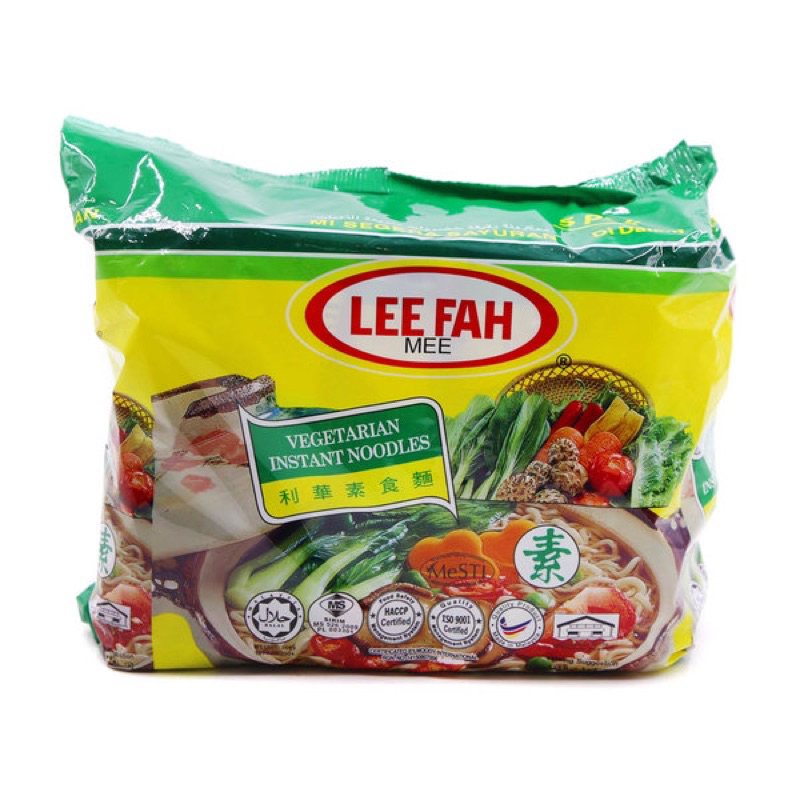 Lee Fah Vegetarian Instant Noodles 70g x5 | Shopee Malaysia