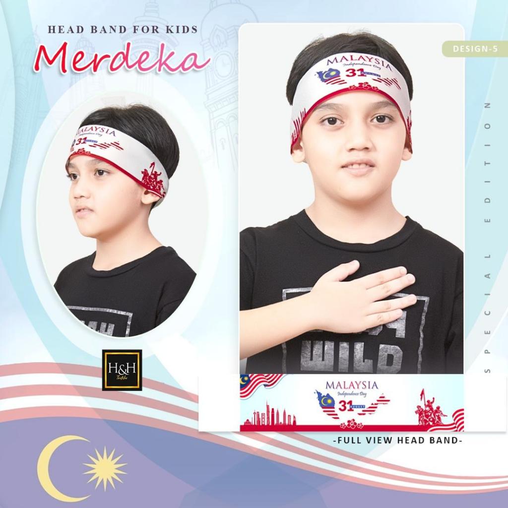 MERDEKA HEADBAND MALAYSIA BENDERA - Pengikat Kepala Merdeka 2024 KANAK ...