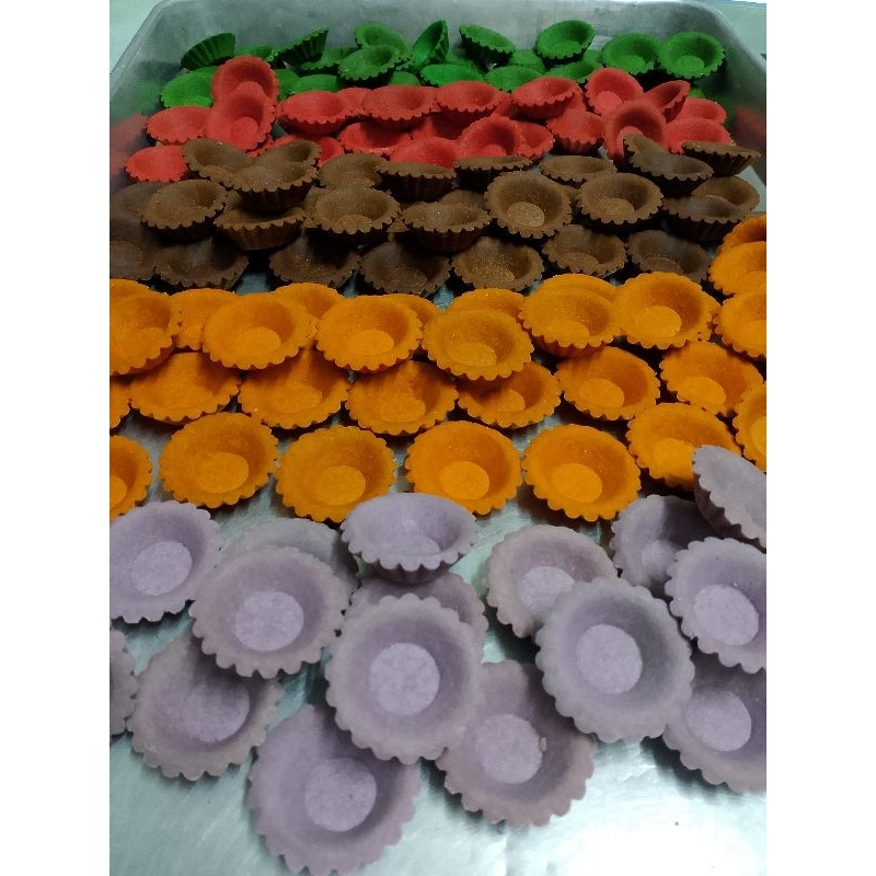 SHELL TART 4 CM MIX COLOUR📌📌 (KULIT TAT CAMPUR WARNA)📌📌 | Shopee Malaysia