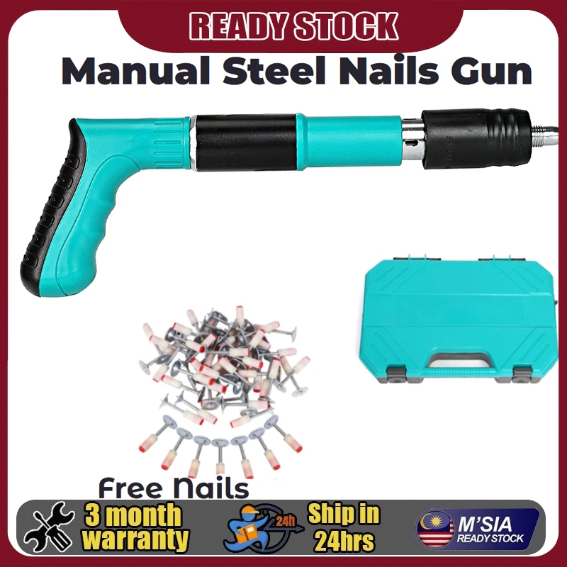 Nail Gun Manual Steel Rivet Nails Gun Wire Slotting Device Pipe Clamp ...