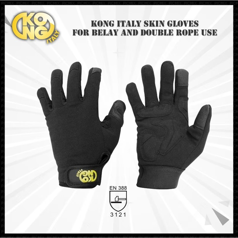 Guanti Kong Skin - Leggeri E Rinforzati Per Arrampicata E Lavoro, Taglia M