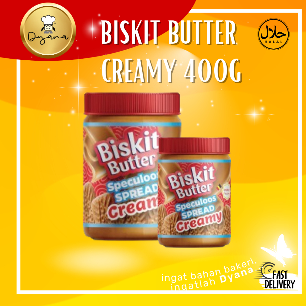 Biskit Butter Creamy Speculoos Spread 400g | Shopee Malaysia