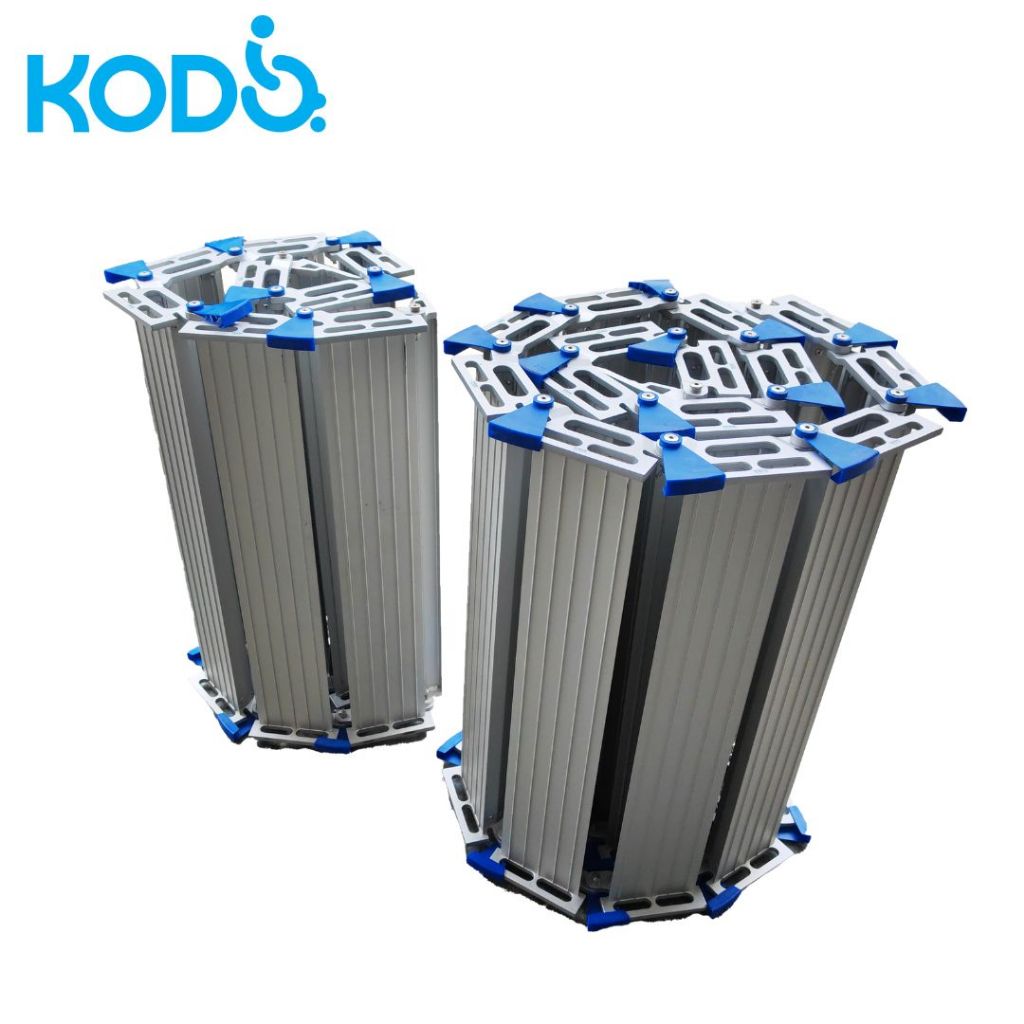 KODO 8 ft to 15 ft Ramp Rollable Aluminum Wheelchair Ramps Portable ...