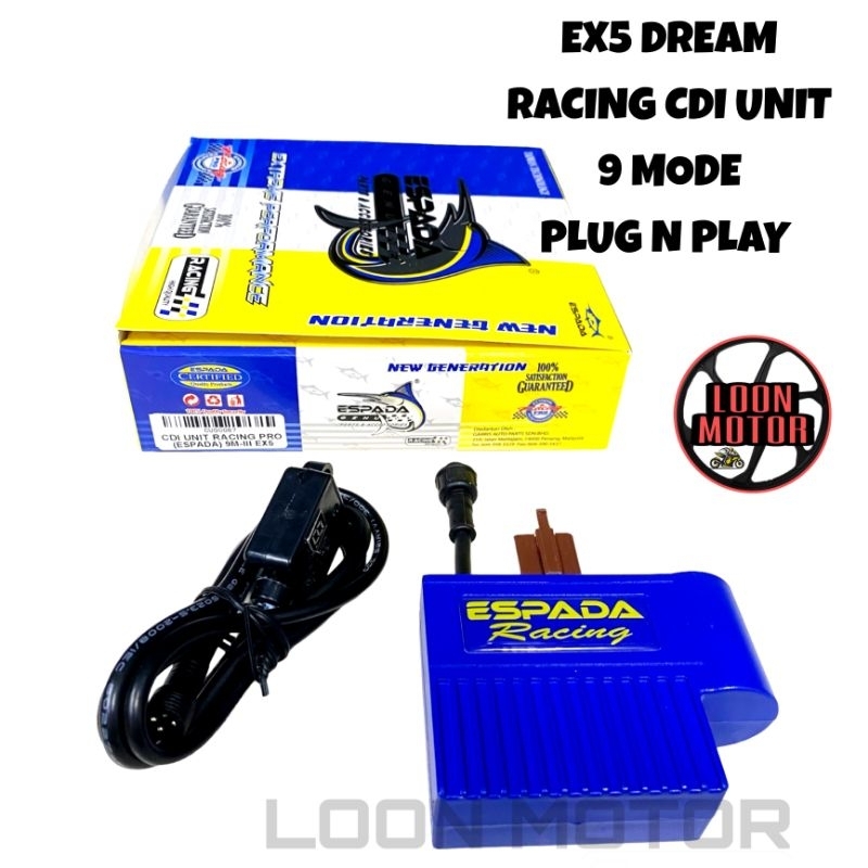 EX5 DREAM / W100 RACING CDI UNIT 9 MODE - ESPADA RACING | Shopee Malaysia