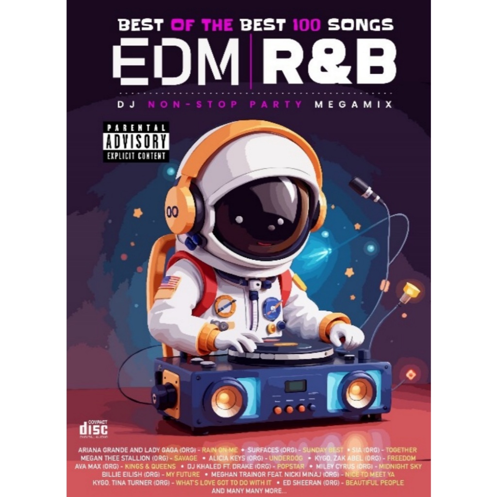 BEST OF THE BEST 100 SONGS EDM R&B DJ NON-STOP PARTY MEGAMIX 2CD (2024 ...
