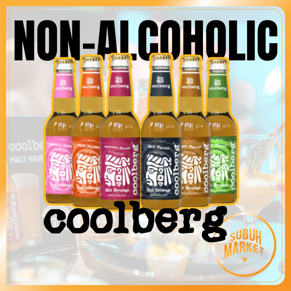 Coolberg Non Alcoholic Beer Assorted Flavors 330ml Glass Bottle [WITH