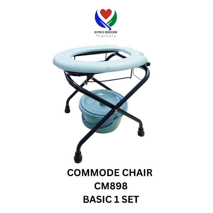 COMMODE CHAIR 898 (BASIC) (BUCKET / CHAIR / 1 SET) | Shopee Malaysia