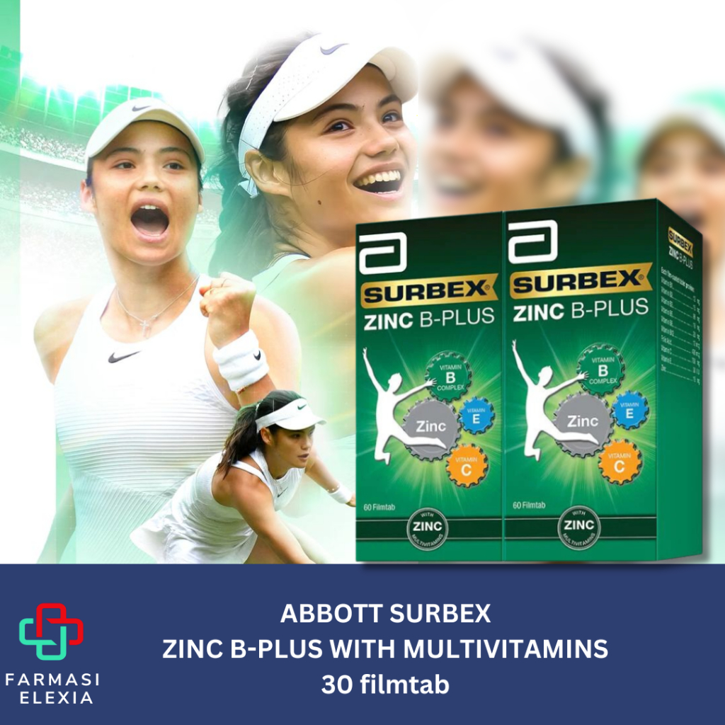 ABBOTT SURBEX ZINC B-PLUS WITH MULTIVITAMINS 30 filmtab | Shopee Malaysia