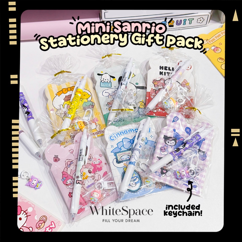Whitespace Kids Mini Notebook Set Stationery & Keychain Gift Set ...