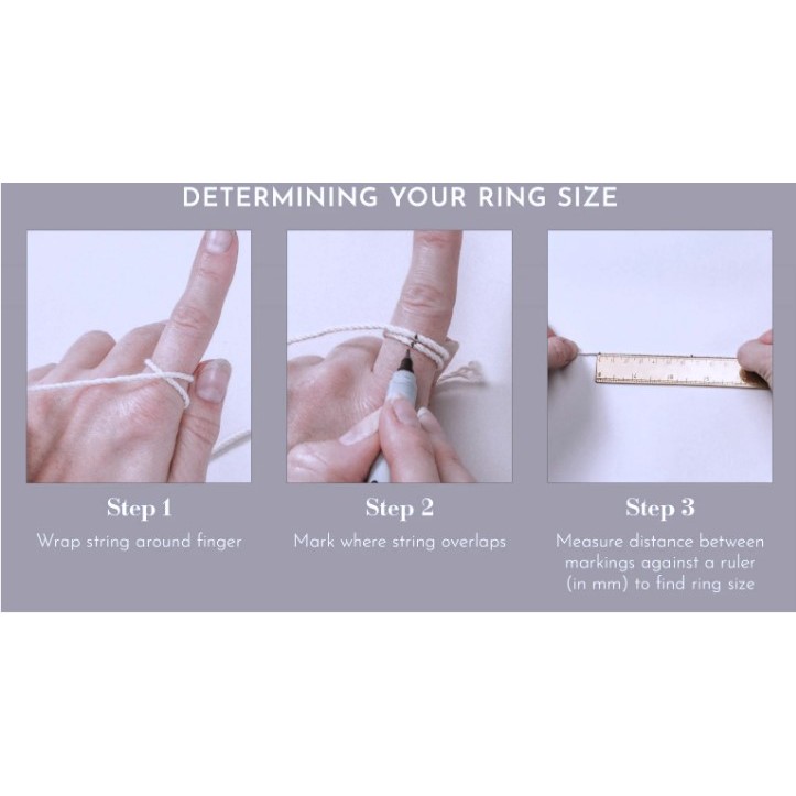 String How To Measure Ring Size With Floss San Moissan Moissanite