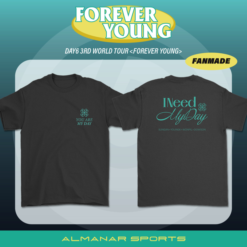 day6 T-SHIRT 新品未開封 FOREVER YOUNG FINALE T-SHIRT【XL】 / DAY6『3RD WORLD TOUR ＜FOREVER YOUNG＞』 – JYP
