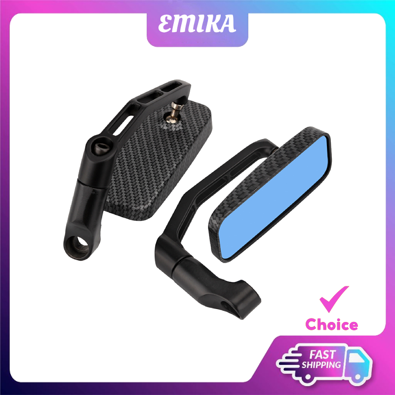 Emika Choice Universal Side Mirror Rear View Mirror Alloy CNC Racing ...