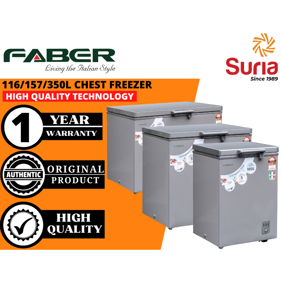 (Free Delivery Penang,Kedah & Perlis) Faber 116L/157L/350L Chest ...