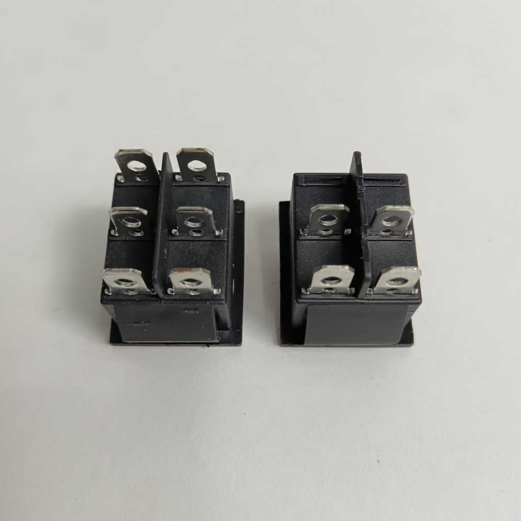 mini power rocker Switch 2/3/4/6pin red&black Switches controller LED ...