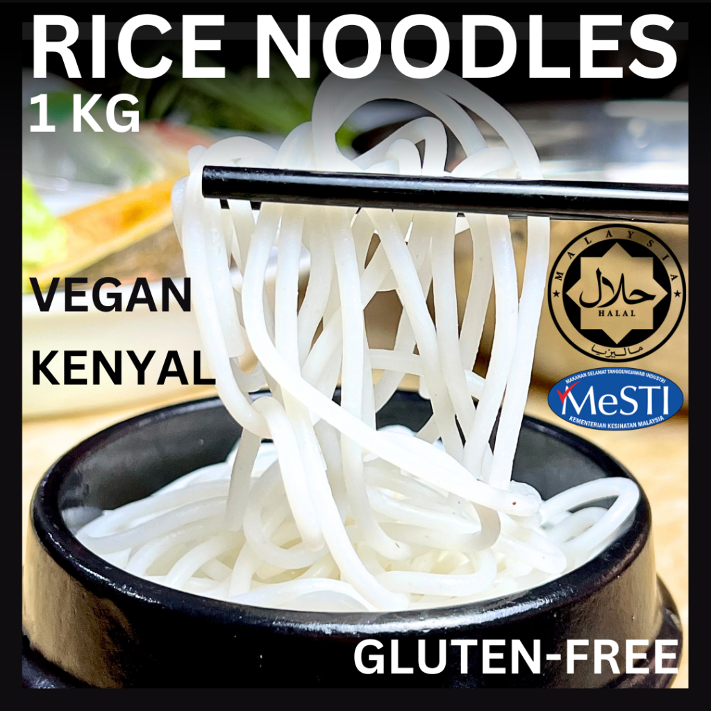 CARLOS Malaysia Rice Noodles (米线) - Halal Chao Kun Premium Mi Xian (1kg ...