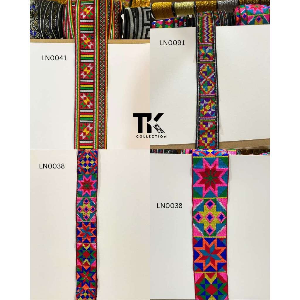 (1METER) LACE FOR TRADITIONAL CLOTHES LINANGKIT SABAH SARAWAK KADAZAN ...