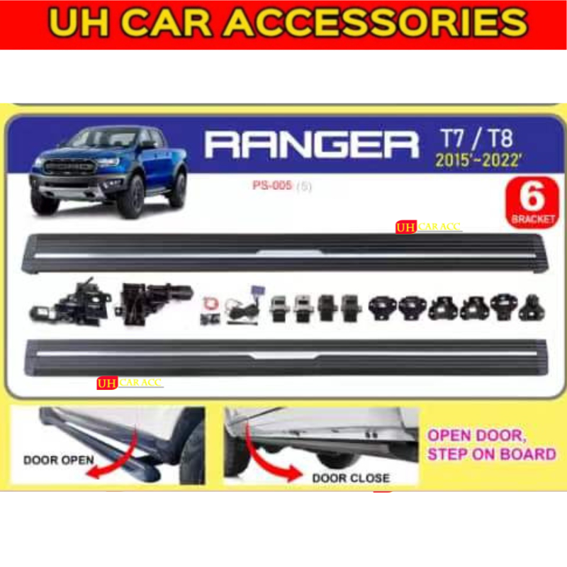 FORD RANGER T6 T7 T8 WILDTRAK RAPTOR HC CARGO AUTO POWER SIDE DOOR STEP ...