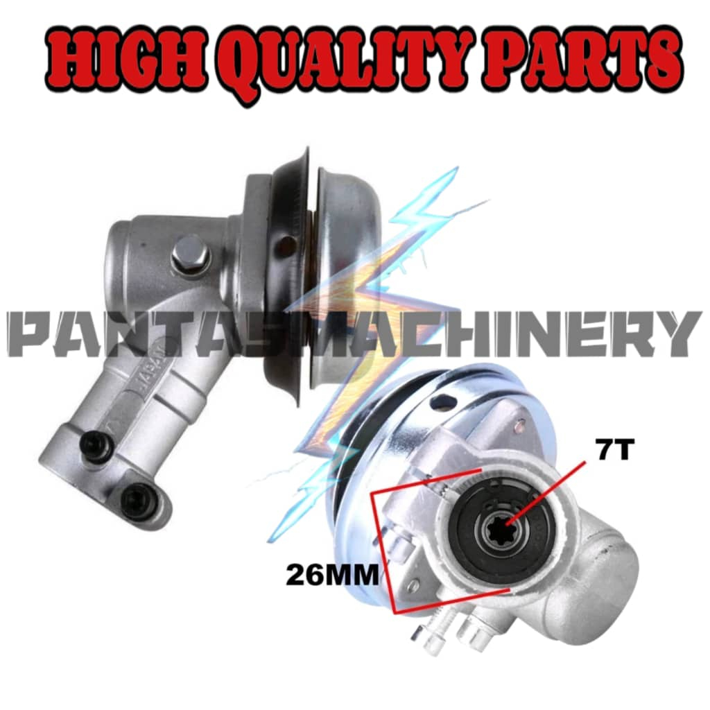 (26MM X 7T) (Ready Stock) [Heavy Duty ] Gear Case Brush Cutter Assembly ...
