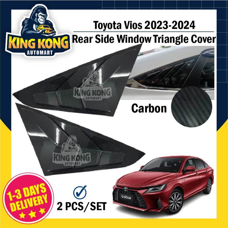 Toyota Vios 2023-2024 NGC102 Rear Side Louver Cover Mustang Cover Rear ...