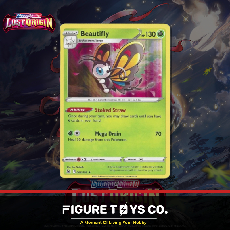 Ability PokemonPokemon TCG - Beautifly (008/196) EN | Shopee Malaysia