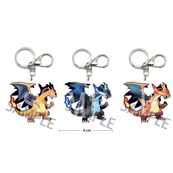 Anime Motion Keychains Waterproof Key chains Anya Goku Gojo Tanjiro ...
