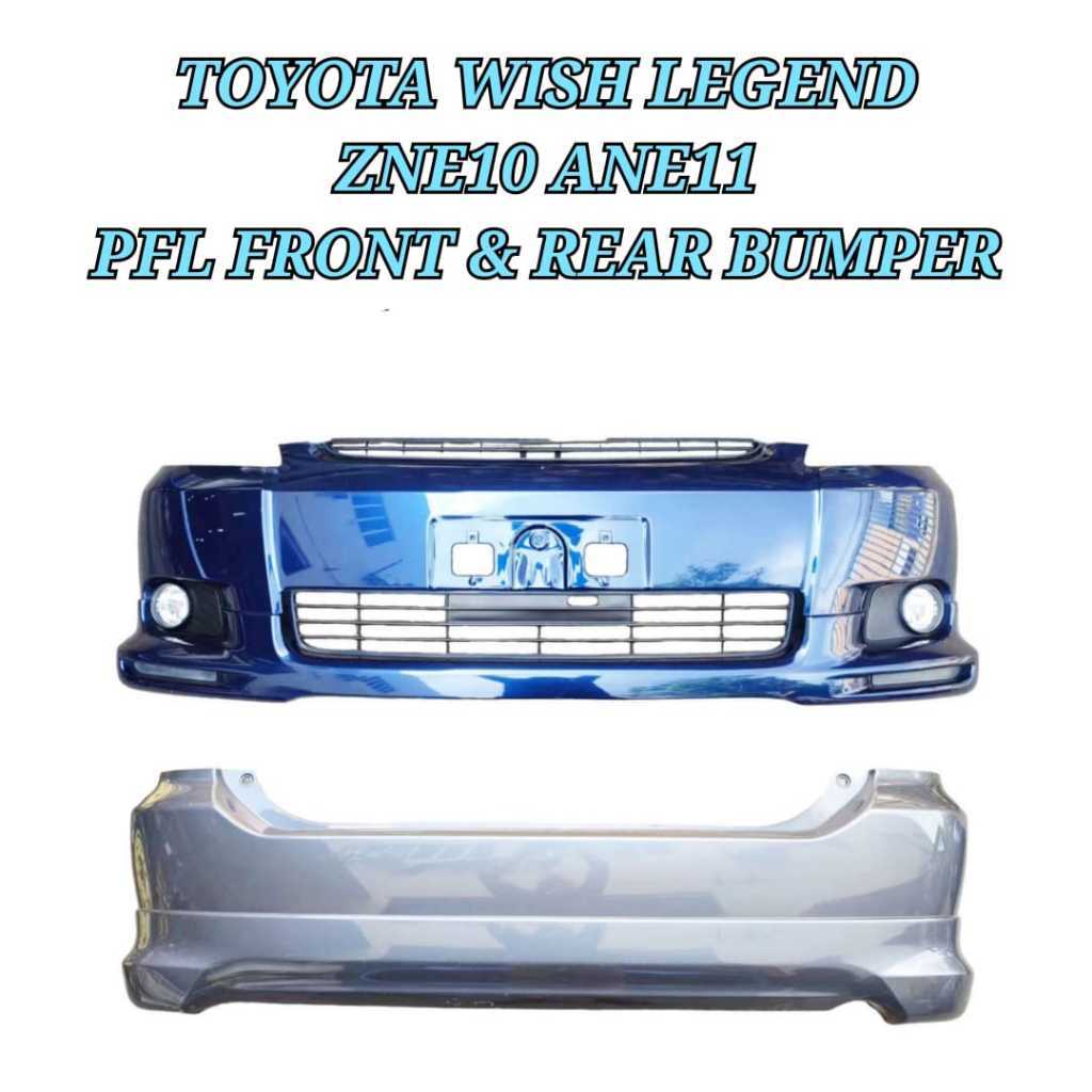 🇯🇵🇯🇵 Bumper Toyota Wish Legend ZNE10 ANE11 03-05 Front Rear Bumper ...