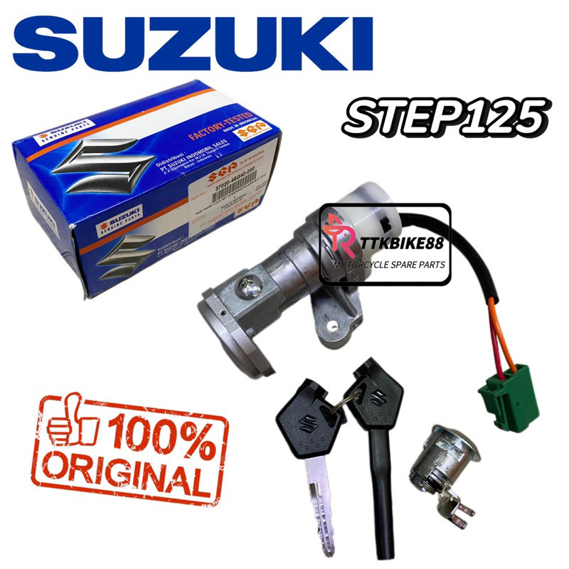 100% ORIGINAL NEX110 STEP125 SMASH110 NEX KEY SET MAIN SWITCH KUNCI KEY ...