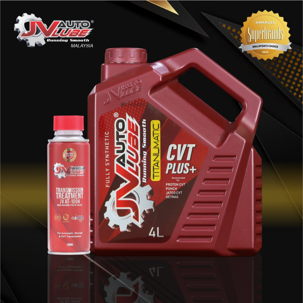 JV AUTO LUBE SET CVT OIL PLUS(4LITER) + GEARBOX TREATMENT(1BOTTLE) 20 ...