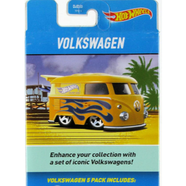 Hot Wheels 2016 Volkswagen Kool Kombi - Yellow 5Pack LOOSE (2016 ...