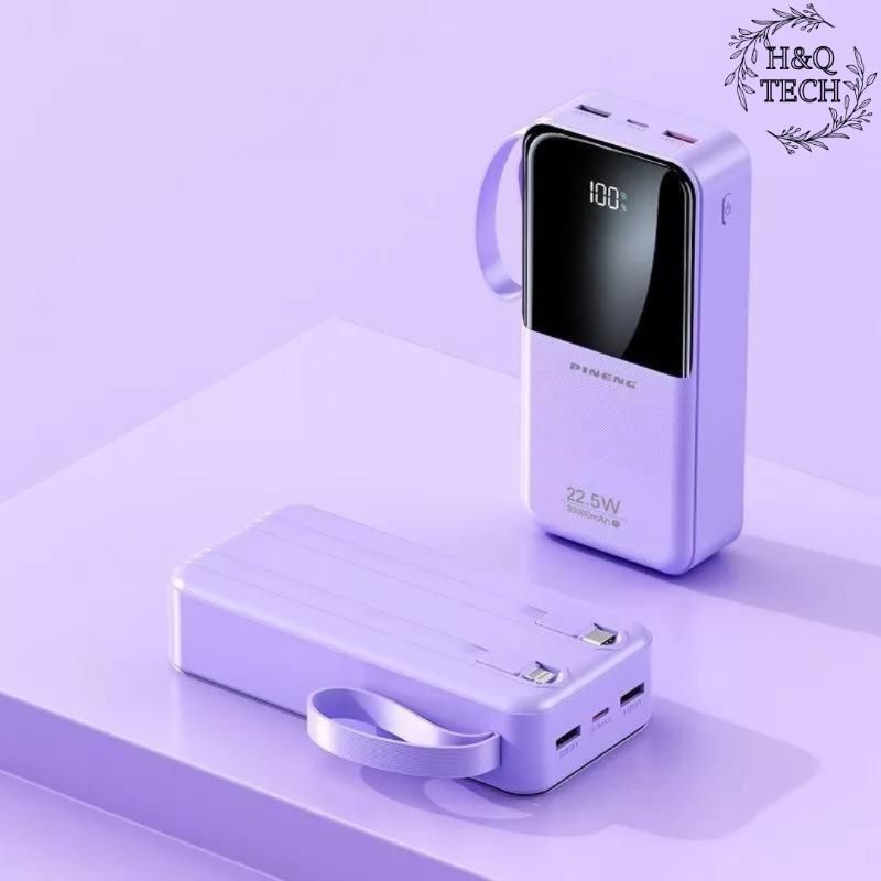 ORIGINAL PINENG POWER BANK PN-799 PD (30000mAh) 3.0 QC PD 22.5W FAST ...