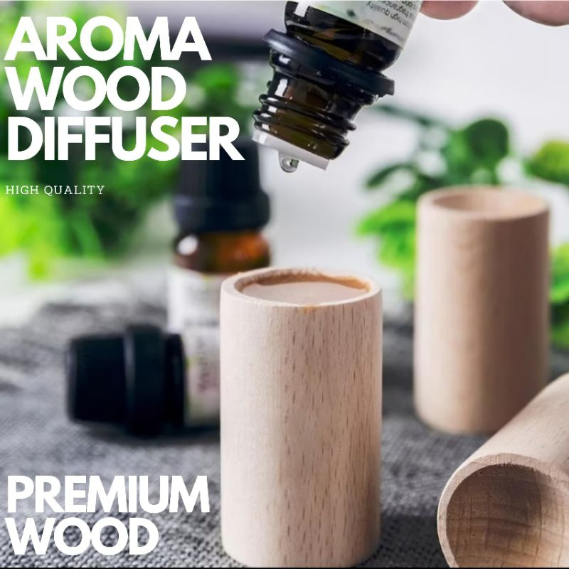 Aroma Premium Wood Diffuser Essential 0il Diffuser for Aromatherapy ...