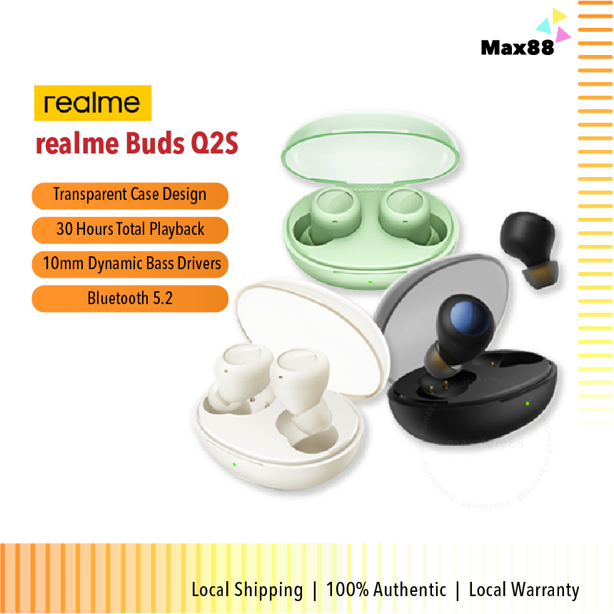 Realme Buds Q2 Bluetooth (True Wireless) in Ear Earbuds with Mic