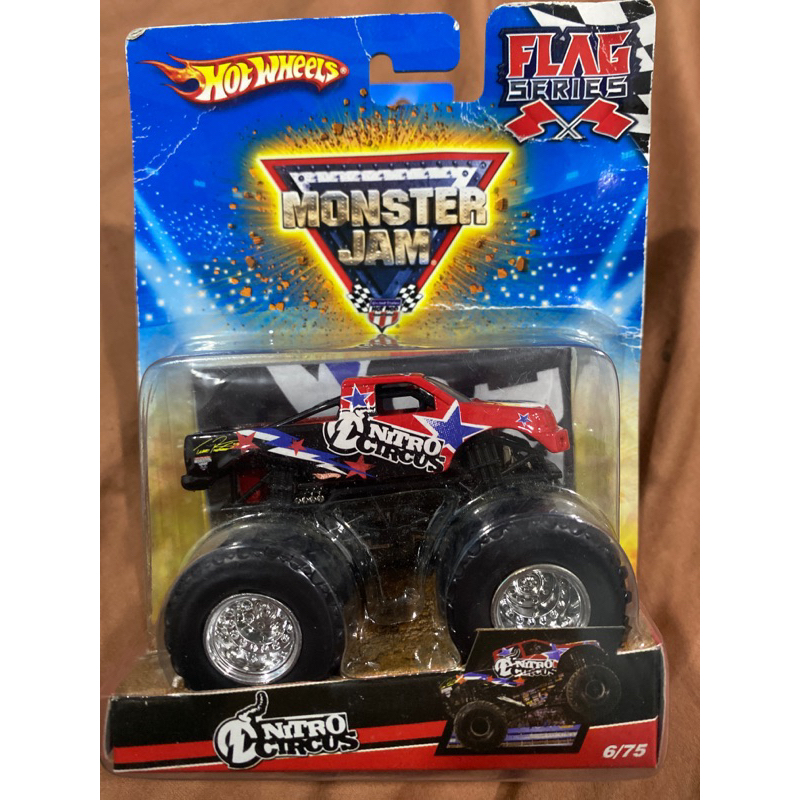 Hot Wheels Monster Jam Flag Series Nitro Circus | Shopee Malaysia