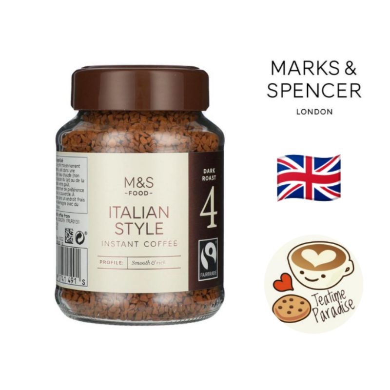 Marks & Spencer (M&S) Italian Style Instant Coffee (100g