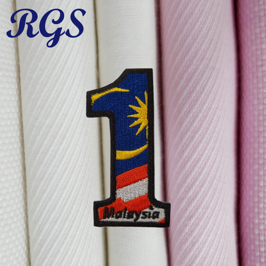 Malaysia Flag Patch Iron On Sew On Embroidered Applique Badge National Flag Patch In Multiple Sizes - Australia - Foto 2