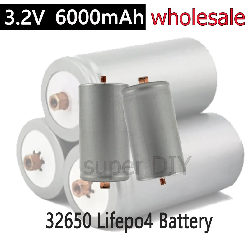 LiFePo4 LFP 32650 3.2V 6000mah Rechargeable Battery Free Bolt n lock ...