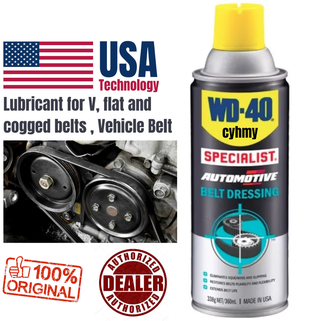 Spray for squeaky clearance belt