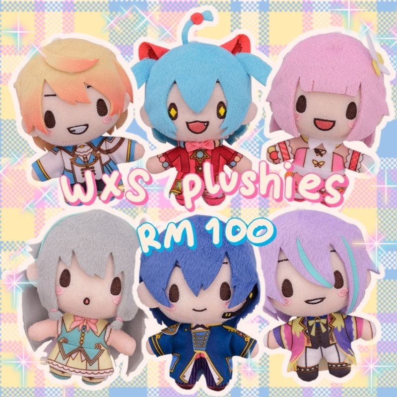Project Sekai Fuwapuchi Mascot Brand New World Tsukasa Emu Nene Rui Miku Set