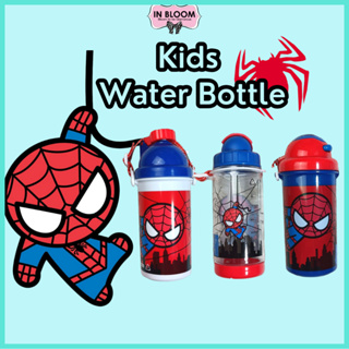 560ml Disney Spiderman Hulk Anime Water Bottle iron Man toy for