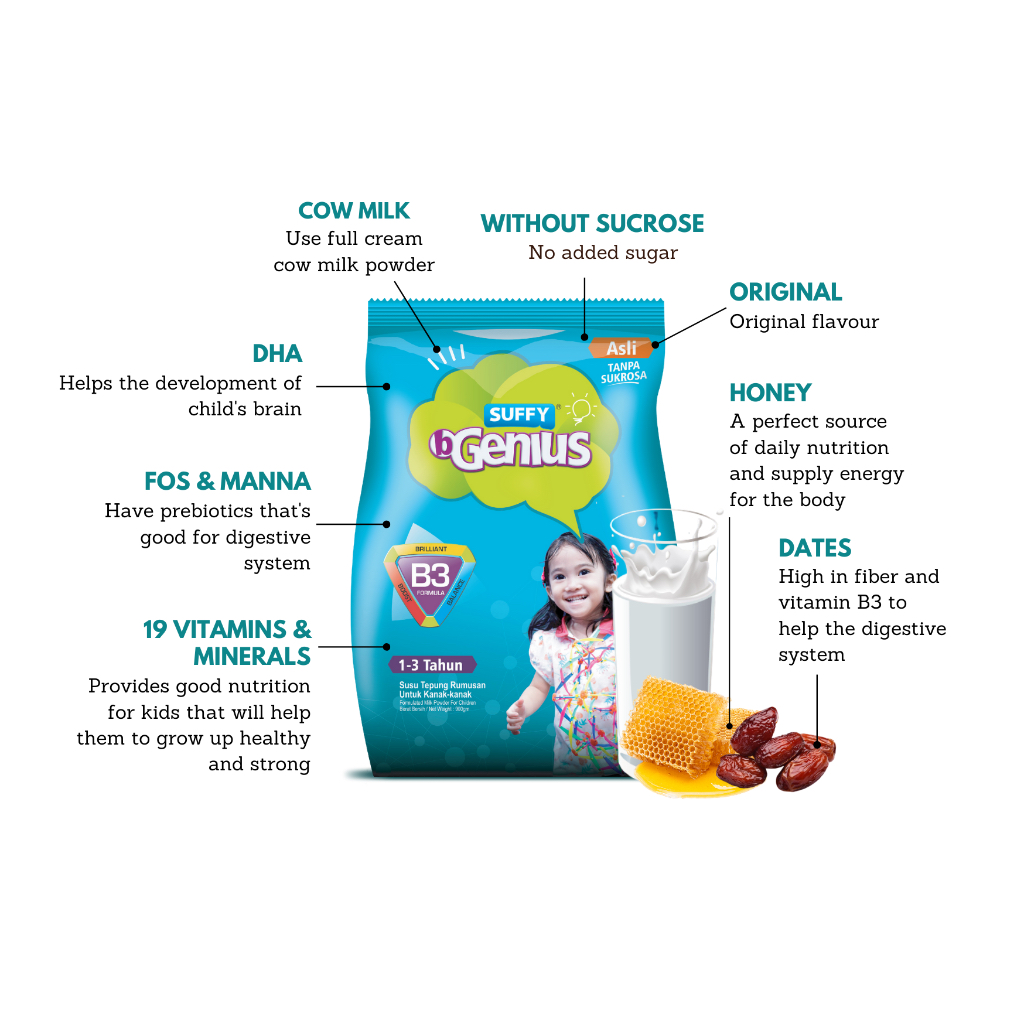 Suffy B Genius Asli (900g) | Shopee Malaysia