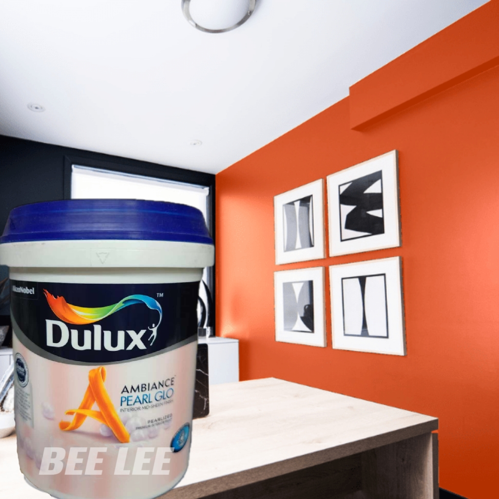 ((100% ORIGINAL))《DULUX Ambiance Pearl Glo》 Paint Orange Colour ／／ Cat
